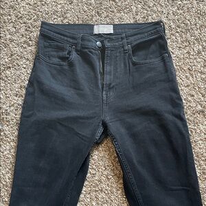 Everlane Black Straight Leg Jeans